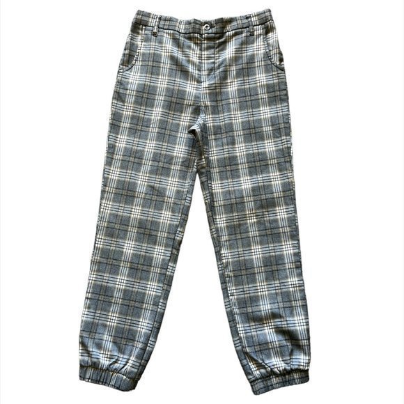Full Tilt‎ Women's Plaid Pull On Trouser Jogger Pants Size Xlarge - Picture 1 of 10